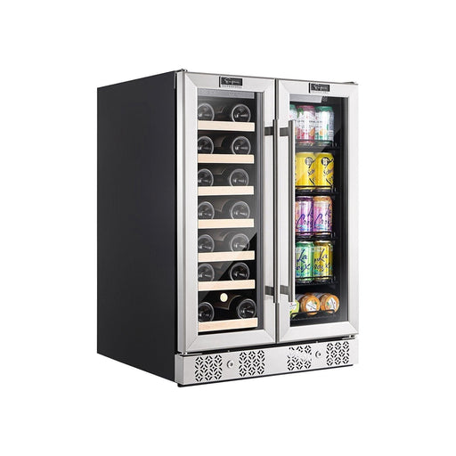 Empava 24" Dual Zone Wine Cooler & Beverage Fridge BR03D