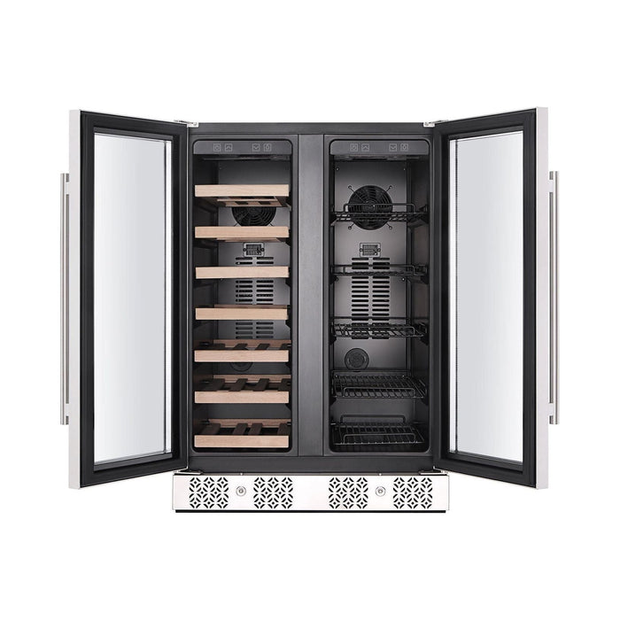 Empava 24" Dual Zone Wine Cooler & Beverage Fridge BR03D