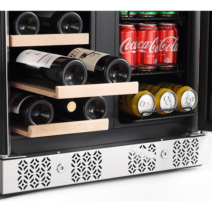 Empava 24" Dual Zone Wine Cooler & Beverage Fridge BR03D