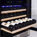 Empava 24 Inch Dual Zone Wine Cooler Beverage Fridge WC04D