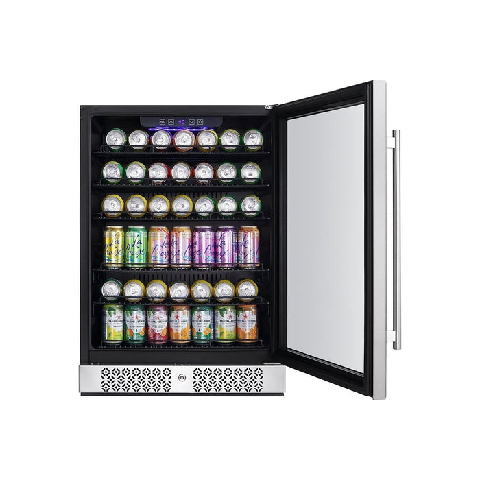 Empava 24 Inch Freestanding & Built-in Beverage Fridge BR02S