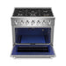 Empava 36 In. Pro-Style Slide-In Single Oven Gas Range 36GR08