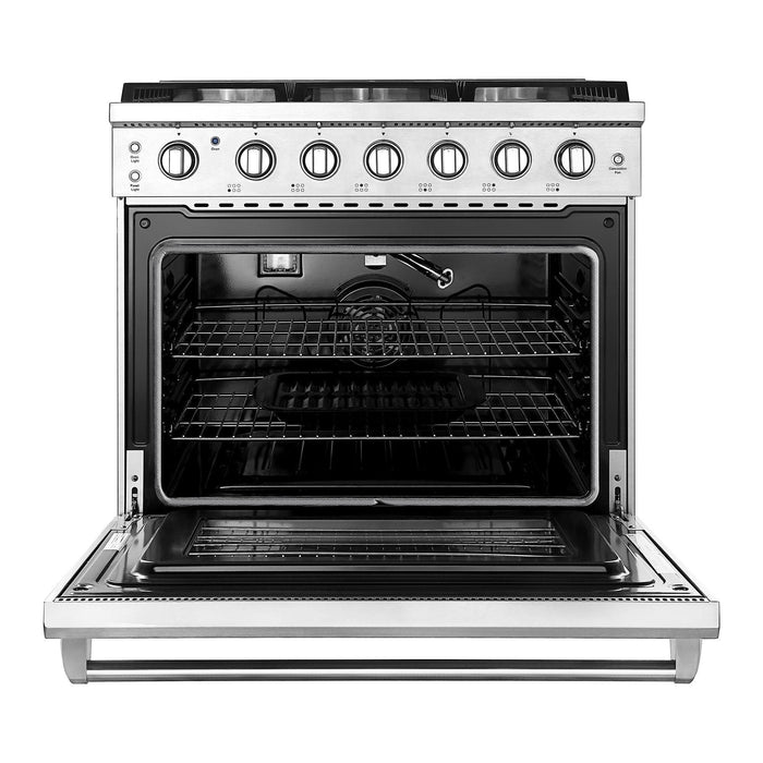 Empava 36 in. Pro-Style Slide-in Single Oven Gas Range 36GR11