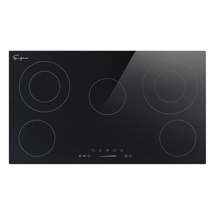 Empava 36 Inch Black Electric Radiant Cooktop 36REC14