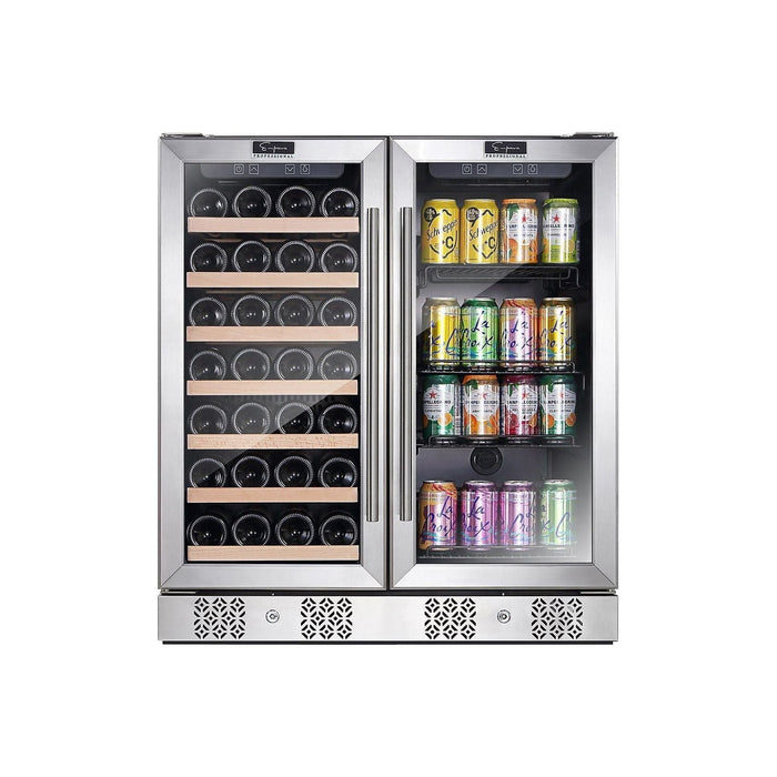 Empava Dual Zone Wine Cooler & Beverage Fridge BR04D