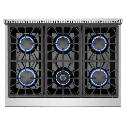 Empava Pro-style 36 In. Slide-in Gas Cooktops 36GC31