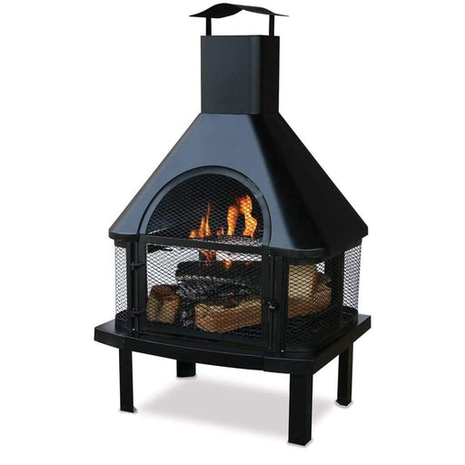 Endless Summer 25" Black Outdoor Wood Burning Fire Pit WAF1013C