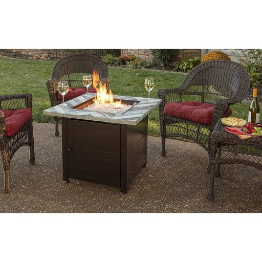 Endless Summer Duvall 30" Outdoor LP Gas Fire Pit Table GAD15287SP