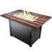 Endless Summer The Americana 40" Rectangular Outdoor LP Gas Fire Pit Table GAD17108ES