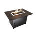 Endless Summer The Marc 40" Rectangular Outdoor LP Gas Fire Pit Table GAD17107ES