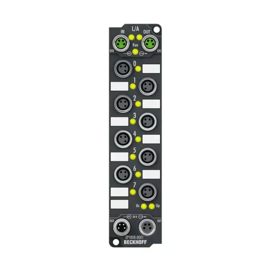 Beckhoff EtherCAT Box, 8-Channel Digital Input - EP1008-0001