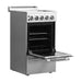 Forno 20-Inch Pallerano Electric Range with 4 Burners in Stainless Steel FFSEL6052-20