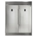 Forno 3-Piece Appliance Package - 30-Inch Gas Range, 56-Inch Pro-Style Refrigerator & Wall Mount Hood with Backsplash in Stainless Steel