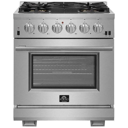 Forno 30-Inch Capriasca Gas Range with 5 Burners, Convection Oven and 100,000 BTUs (FFSGS6260-30)