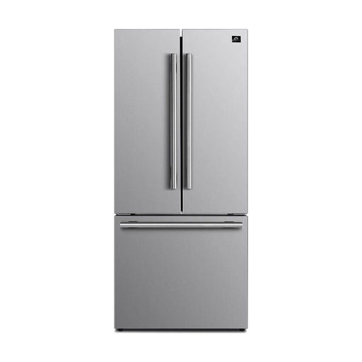 Forno 30-Inch French Door Refrigerator with 17.5 Cu. Ft. with Ice Maker in Stainless Steel (FFFFD1974-31SB)