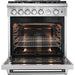 Forno 30 Inch Gas Range, Wall Mount Range Hood and Dishwasher Appliance Package