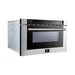 Forno 30 Inch Gas Range, Wall Mount Range Hood and Microwave Drawer Appliance Package