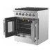 Forno 30" Vittorio Gas Range with 5 Sealed Burners, 68,000 BTUs, & French Door Gas Oven in Stainless Steel (FFSGS6444-30)