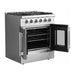 Forno 30" Vittorio Gas Range with 5 Sealed Burners, 68,000 BTUs, & French Door Gas Oven in Stainless Steel (FFSGS6444-30)