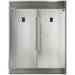 Forno 36" Dual Fuel Range, 56" Pro-Style Refrigerator, Wall Mount Hood with Backsplash and Stainless Steel 3-Rack Dishwasher Appliance Package