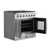 Forno 36" Freestanding Gas Range with French Door in Stainless Steel FFSGS6444-36