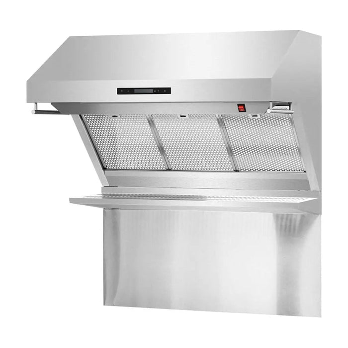 Forno 36 Inch Dual Fuel Range, Wall Mount Range Hood and 60 Inch Refrigerator Appliance Package