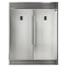 Forno 36 Inch Dual Fuel Range, Wall Mount Range Hood and 60 Inch Refrigerator Appliance Package