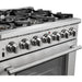 Forno 36 Inch Gas Burner/Electric Oven Pro Range and Wall Mount Range Hood Appliance Package