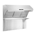 Forno 48" Dual Fuel Range + Wall Mount Range Hood + 60" Refrigerator Appliance Package