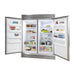 Forno 48" Gas Range, Range Hood, 60" Refrigerator, Dishwasher, Microwave Drawer and Wine Cooler Appliance Package