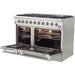 Forno 48" Gas Range + Wall Mount Range Hood Appliance Package