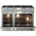 Forno 48 in. Dual Fuel Range + Wall Mount Range Hood + Dishwasher Appliance Package