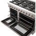 Forno 48-Inch Galiano Gas Range with 8 Burners and Reversible Griddle in Stainless Steel (FFSGS6244-48)