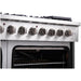 Forno 48-Inch Galiano Gas Range with 8 Gas Burners, 107,000 BTUs, & French Door Gas Oven in Stainless Steel (FFSGS6444-48)