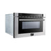 Forno 48 Inch Gas Burner/Electric Oven Pro Range, Refrigerator, Microwave Drawer and Dishwasher Appliance Package