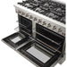 Forno 48 Inch Gas Range, 60 Inch Refrigerator, Microwave Drawer and Dishwasher Appliance Package