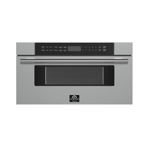 Forno Capoliveri 30 Inch 1.2 Cu. Ft. 1000 Watt Microwave Drawer In Stainless-Steel FMWDR3000-30