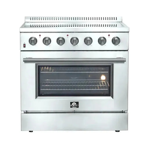 Forno Galiano 36-Inch Electric Range with Convection Oven In Stainless Steel FFSEL6083-36