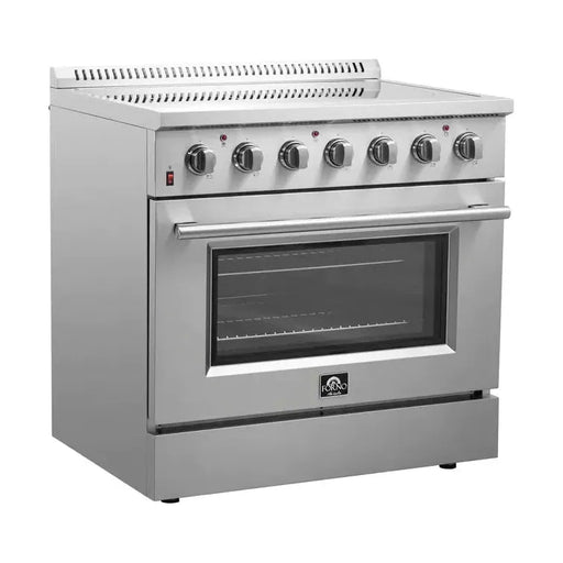 Forno Galiano 36-Inch Electric Range with Convection Oven In Stainless Steel FFSEL6083-36