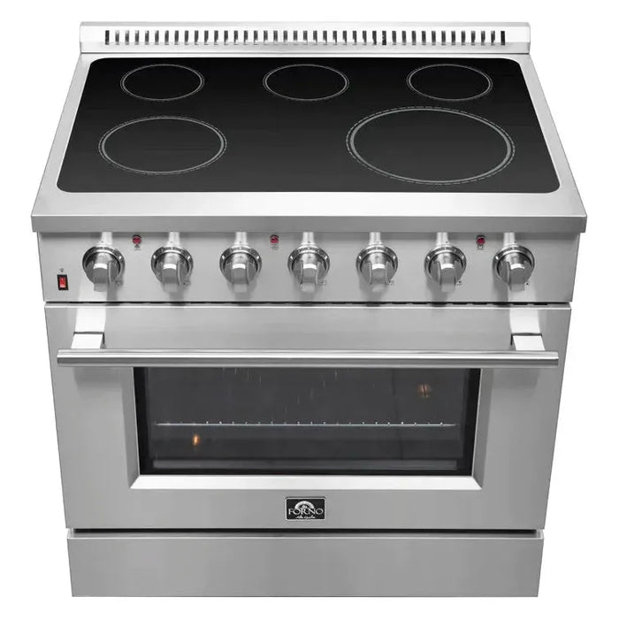 Forno Galiano 36-Inch Electric Range with Convection Oven In Stainless Steel FFSEL6083-36