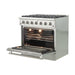 Forno Galiano 36-Inch  Gas Range with 6 Burners and Gas Convection Oven (FFSGS6244-36)