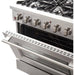 Forno Galiano 36-Inch  Gas Range with 6 Burners and Gas Convection Oven (FFSGS6244-36)