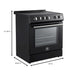 Forno Leonardo Espresso 30" Slide-In Induction Range In Black FFSIN0982-30BLK