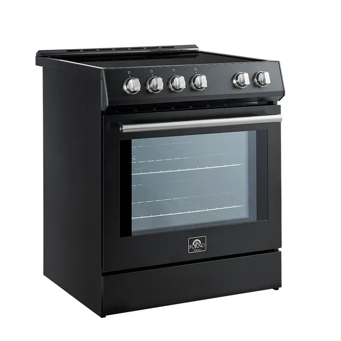 Forno Leonardo Espresso 30" Slide-In Induction Range In Black FFSIN0982-30BLK