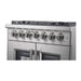 Forno Massimo 30-Inch Freestanding French Door Dual Fuel Range in Stainless Steel (FFSGS6325-30)