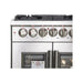 Forno Massimo 30-Inch Freestanding French Door Dual Fuel Range in Stainless Steel (FFSGS6325-30)