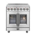 Forno Massimo 30-Inch Freestanding French Door Electric Range in Stainless Steel (FFSEL6955-30)