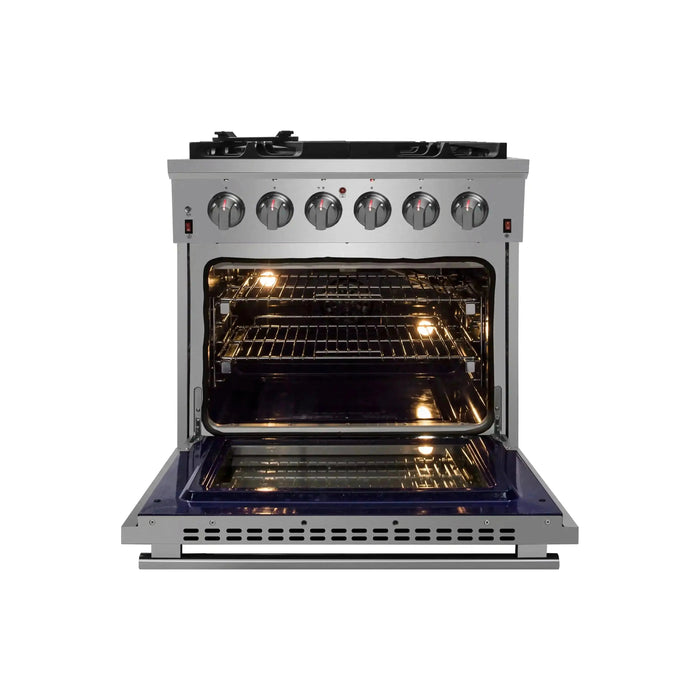 Forno Massimo 30-Inch Freestanding Gas Range in Stainless Steel (FFSGS6239-30)