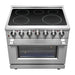 Forno Massimo 36-Inch Freestanding Electric Range in Stainless Steel FFSEL6020-36