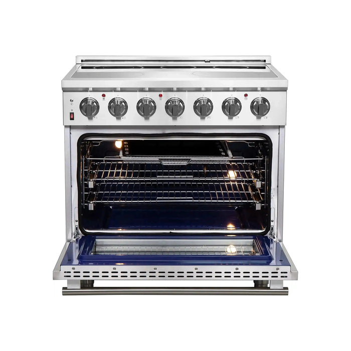 Forno Massimo 36-Inch Freestanding Electric Range in Stainless Steel FFSEL6020-36